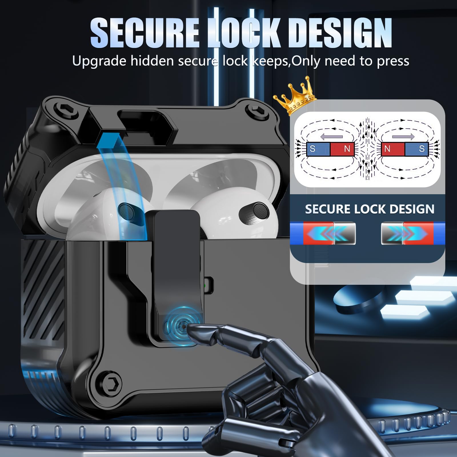 Amazon | Pohgelan AirPods第3世代ケースカバー クリーナー